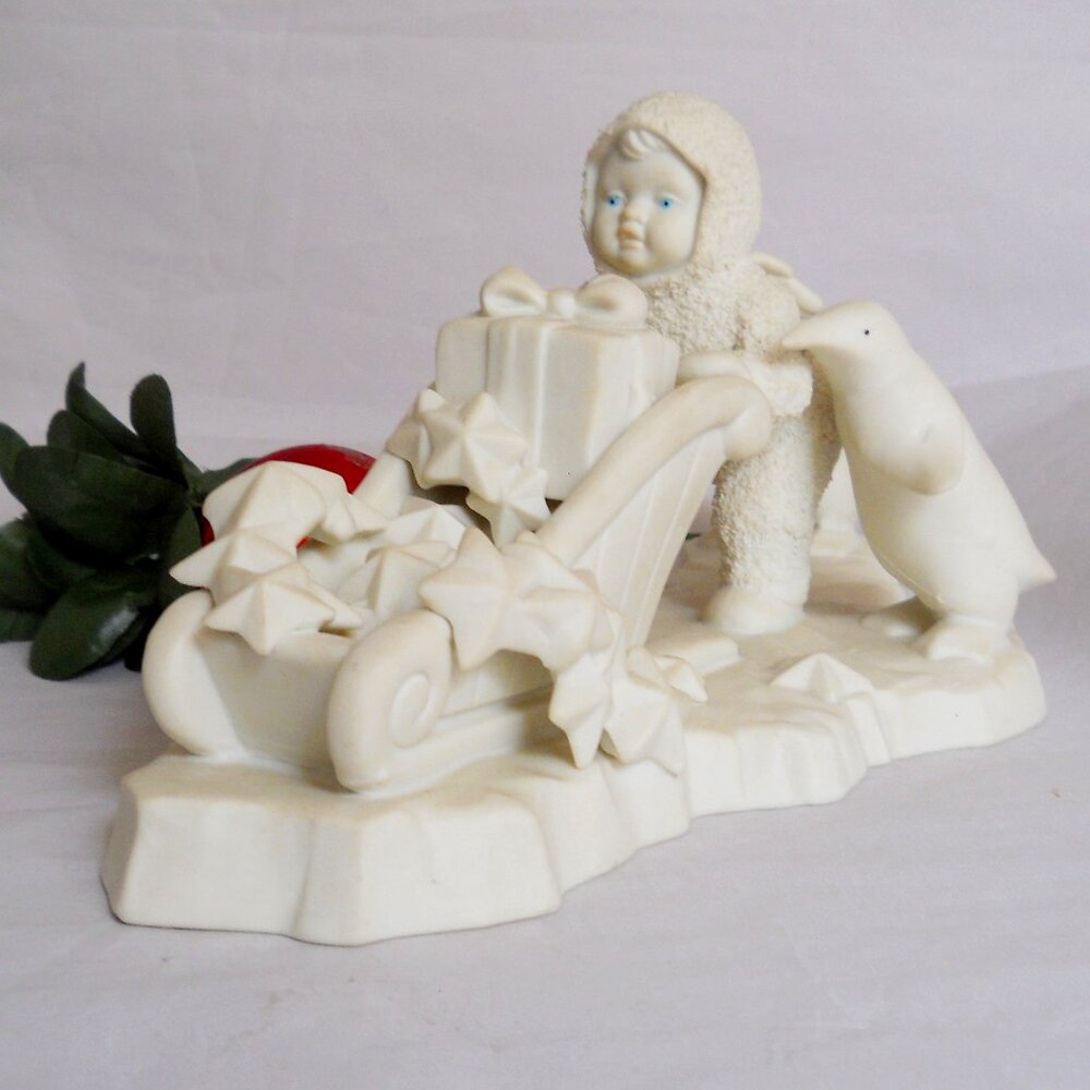 Dept. 56 Snowbabies Figurine, 'Wait for Me', 1994